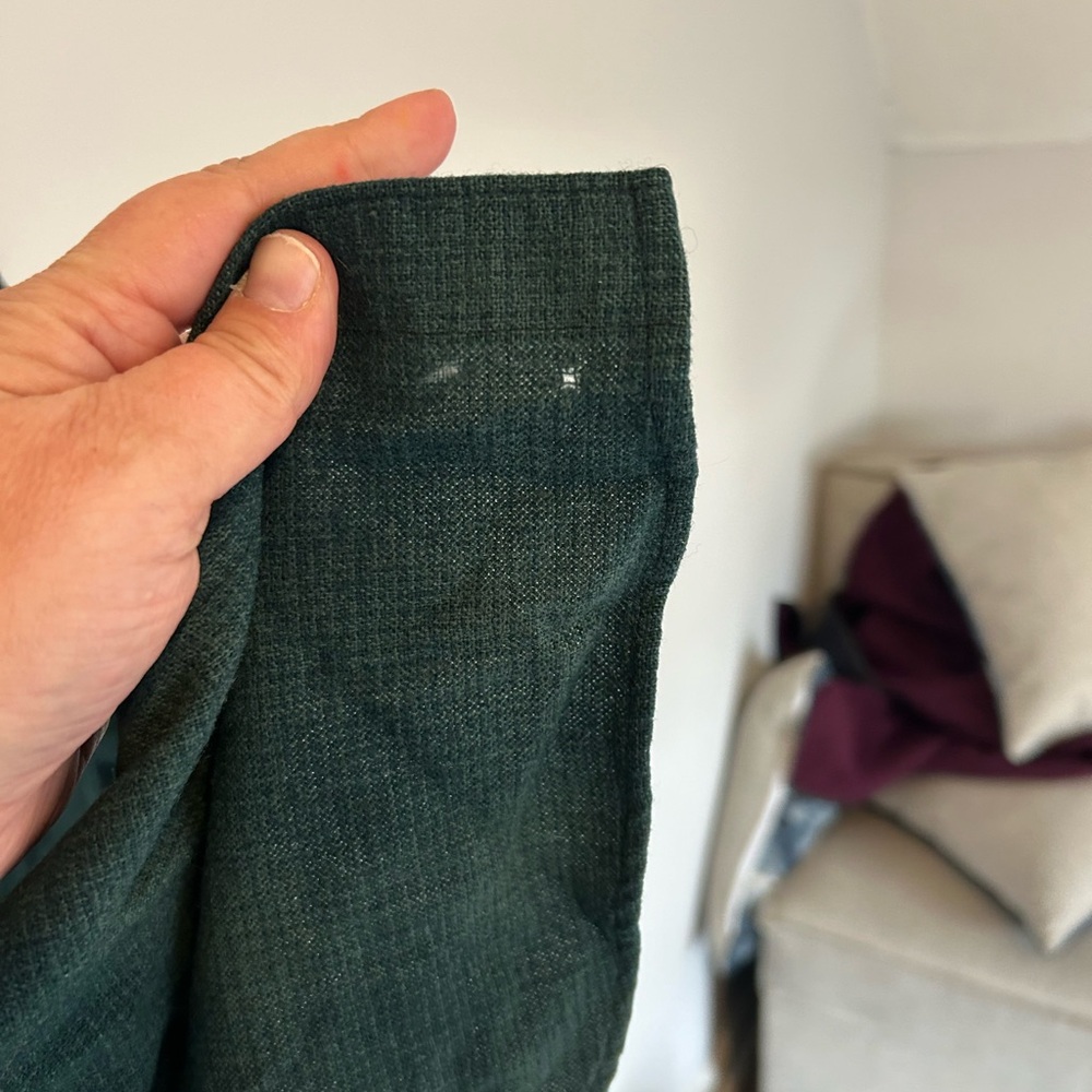 Forest Green Pendleton Wool Button Up Collared Sh… - image 4